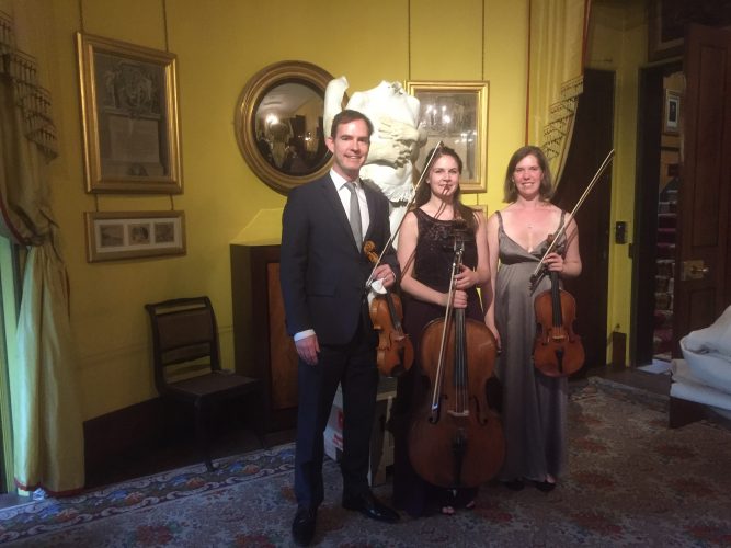 String trio live for birthday party in London