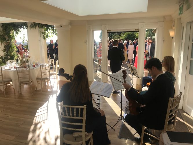 Wedding Music in Pembroke Lodge, Richmond.